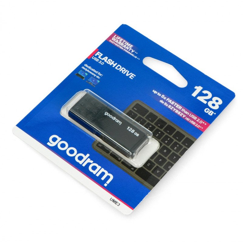 GoodRam Flash Drive - USB 3.0 Pendrive - UME3 schwarz 128GB