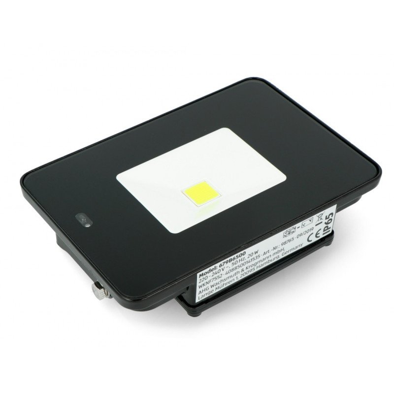 LED-Außenlampe 679B500, 20W, 1700lm, IP65, AC220-240V, 6500K - kaltweiß - schwarz