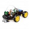 Robot Car Kit - 4-Rad-Plattform zum Bau eines Roboters mit Sensoren und DC-Antrieb und einer Kamera für Raspberry Pi - zdjęcie 1