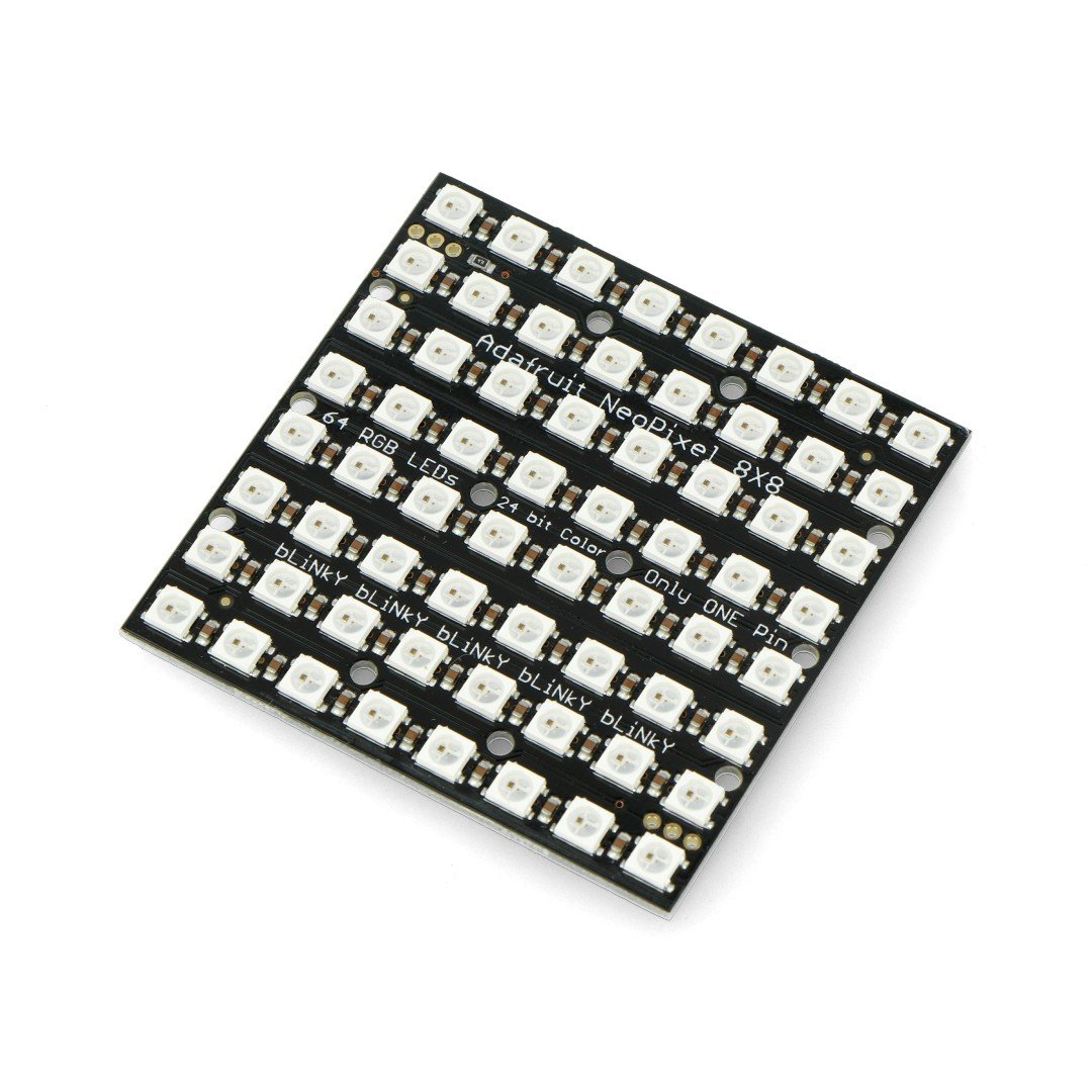 NeoPixel NeoMatrix 8x8 - 64 LED RGB - WS2812B individuell