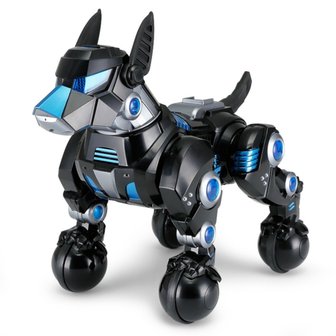 Interaktiver Hund DOGO Rastar 1:14 (singt, tanzt, führt Befehle aus, LED) - Schwarz