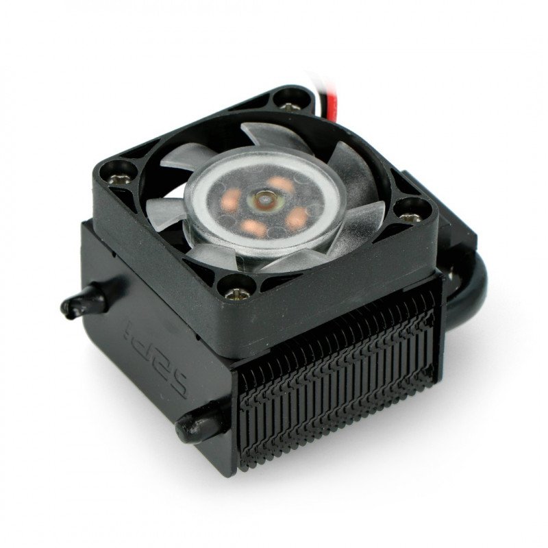 Black Warrior ICE Tower CPU Cooling Fan - Lüfter mit Kühlkörper für Raspberry Pi 4B / 3B + / 3B - Schwarz