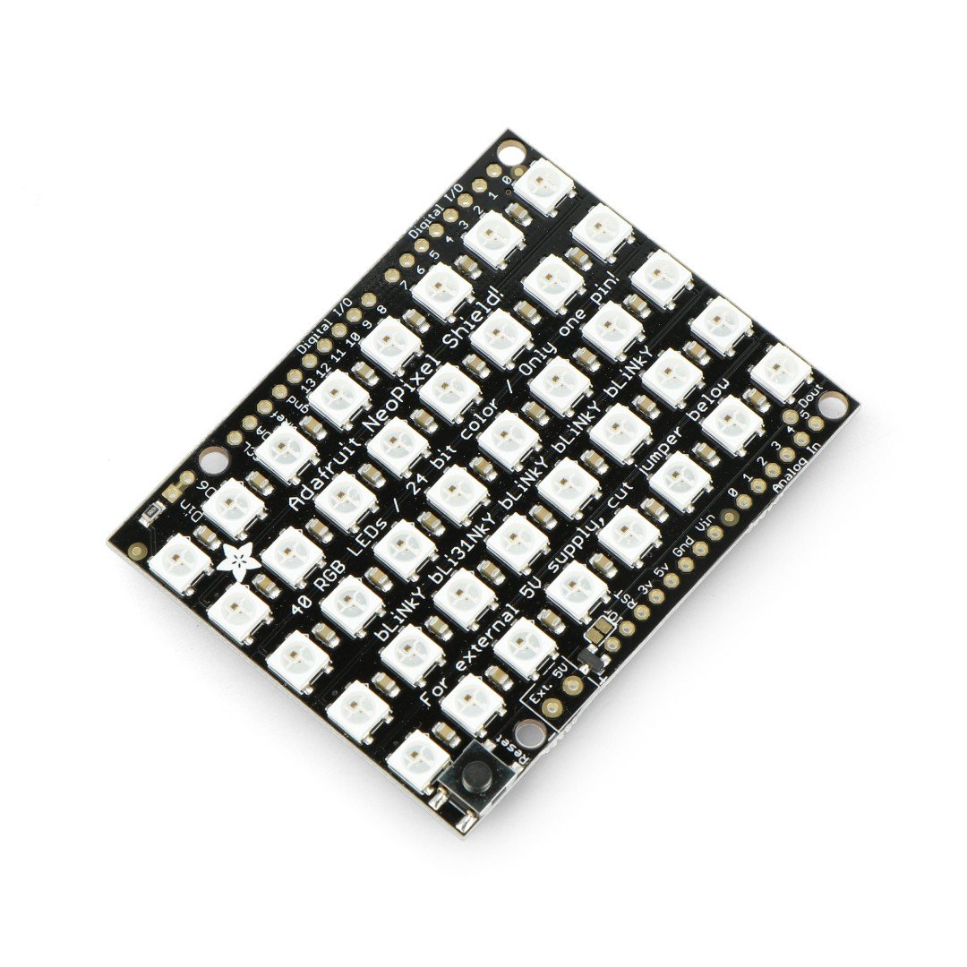 Adafruit NeoPixel Shield - 40 RGB LED - Schild für Arduino
