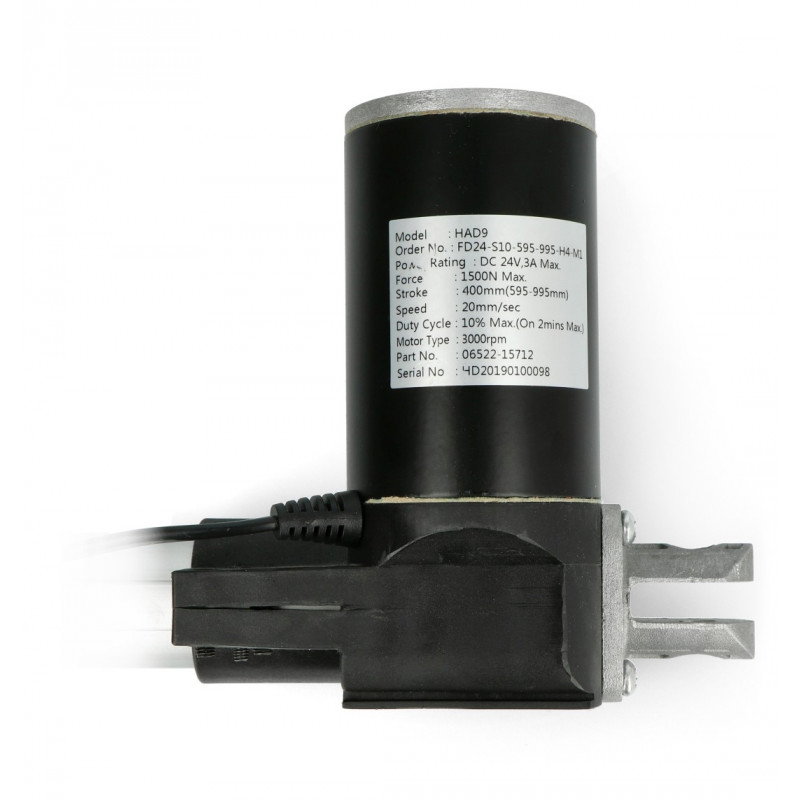 Elektrozylinder FDI 1500N 20mm/s 24V - Hub 40cm