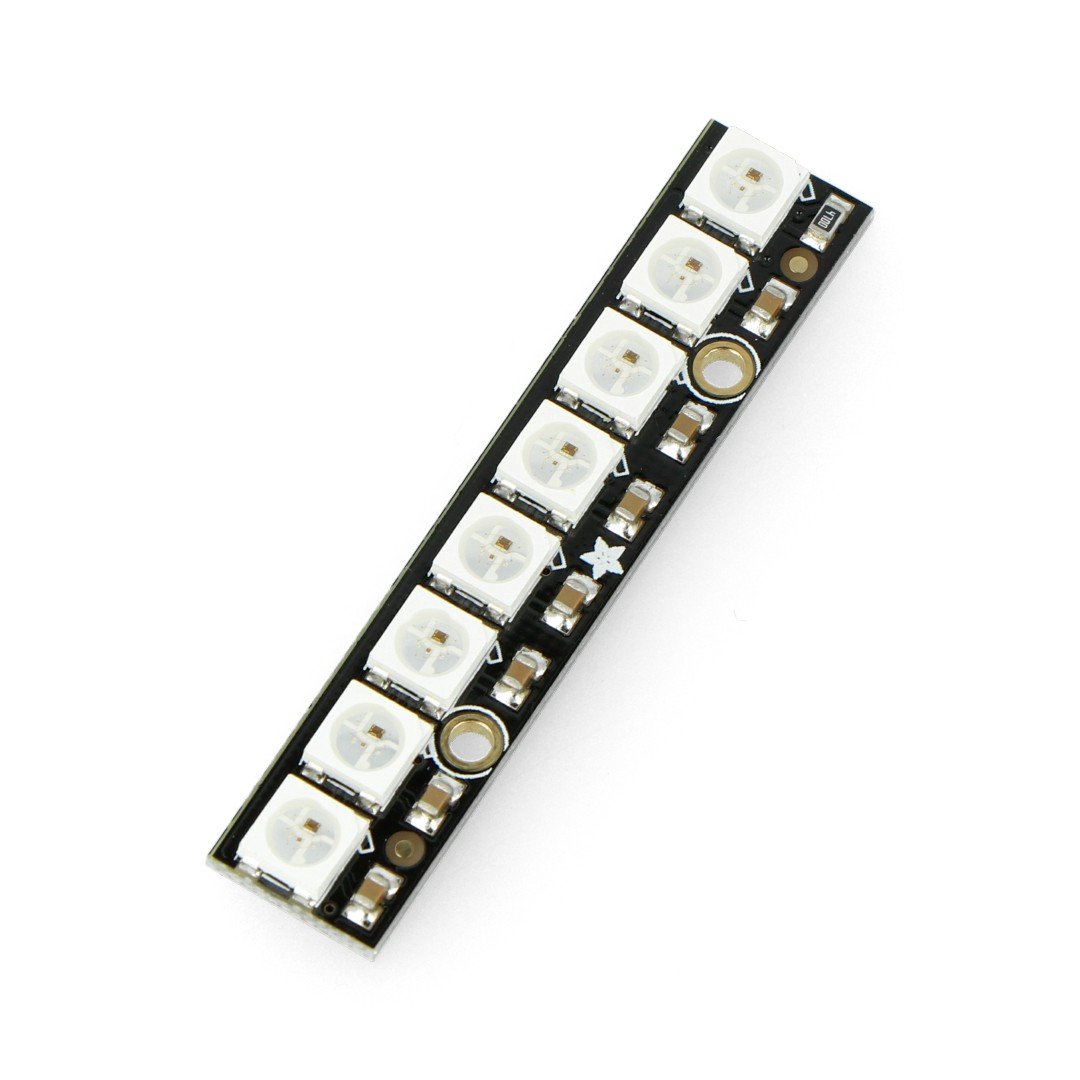 NeoPixel Stick - RGB-LED-Streifen 8 x WS2812 5050 - Adafruit 1426
