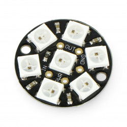 NeoPixel Jewel - RGB-LED-Ring 7xWS2812 5050 - Adafruit 2226