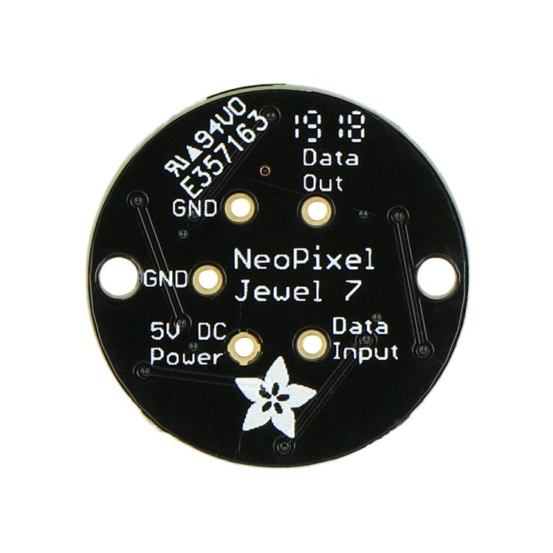 Adafruit NeoPixel Jewel - RGB-LED-Ring 7 x WS2812 5050