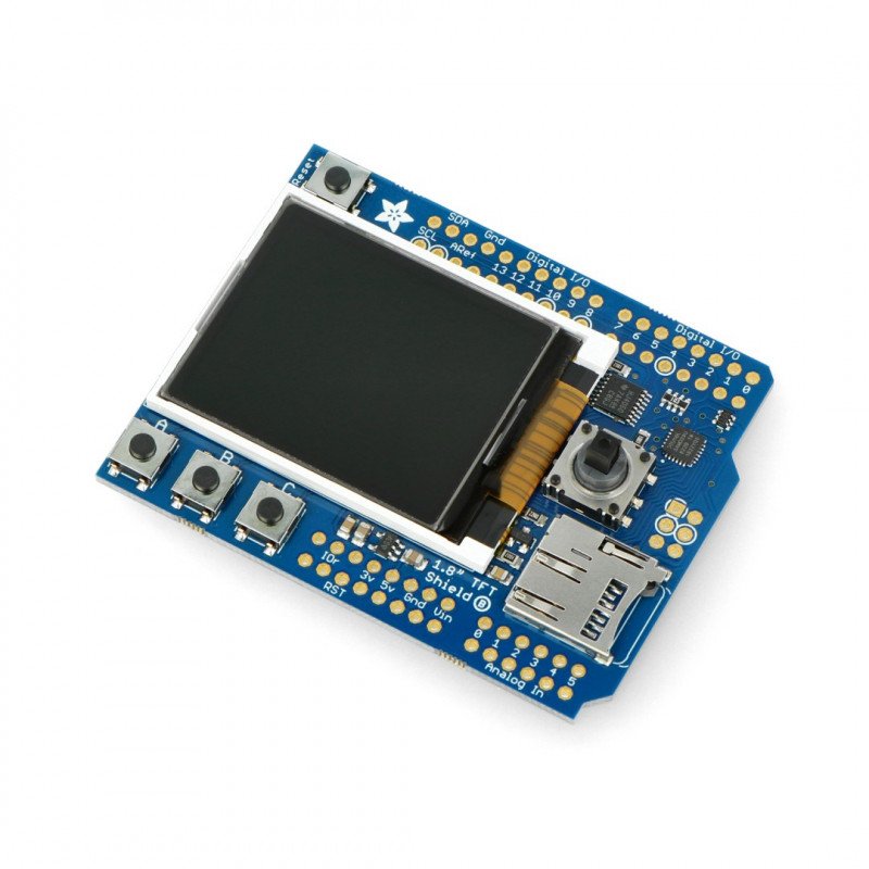 1,8 "TFT-Display mit microSD-Lesegerät + Joystick - Schild für Arduino
