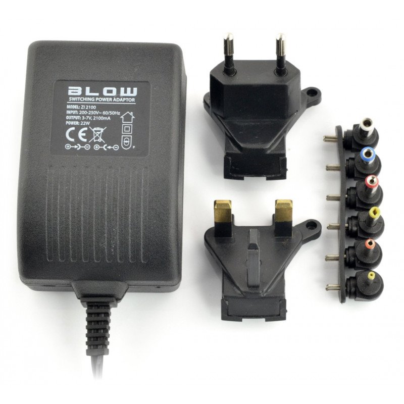 Blow ZI2100 3-7V / 2,1A Mehrbereichsnetzteil