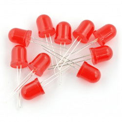 LED 10 mm rot - 10 Stk