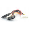 Molex-Stromkabel - 2x SATA - 15 cm - zdjęcie 2