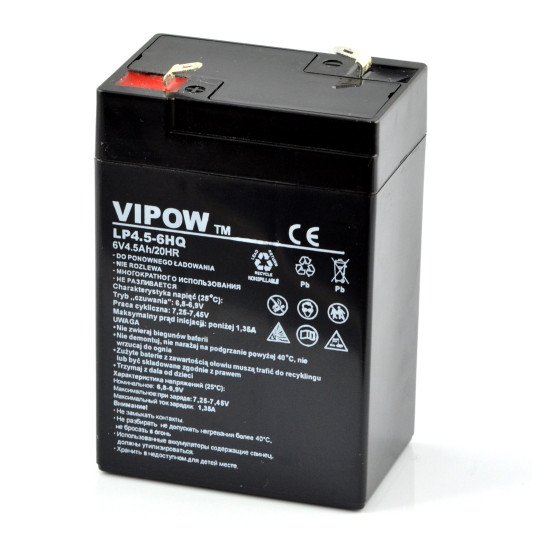 Gelbatterie 6V 4,5Ah Vipow