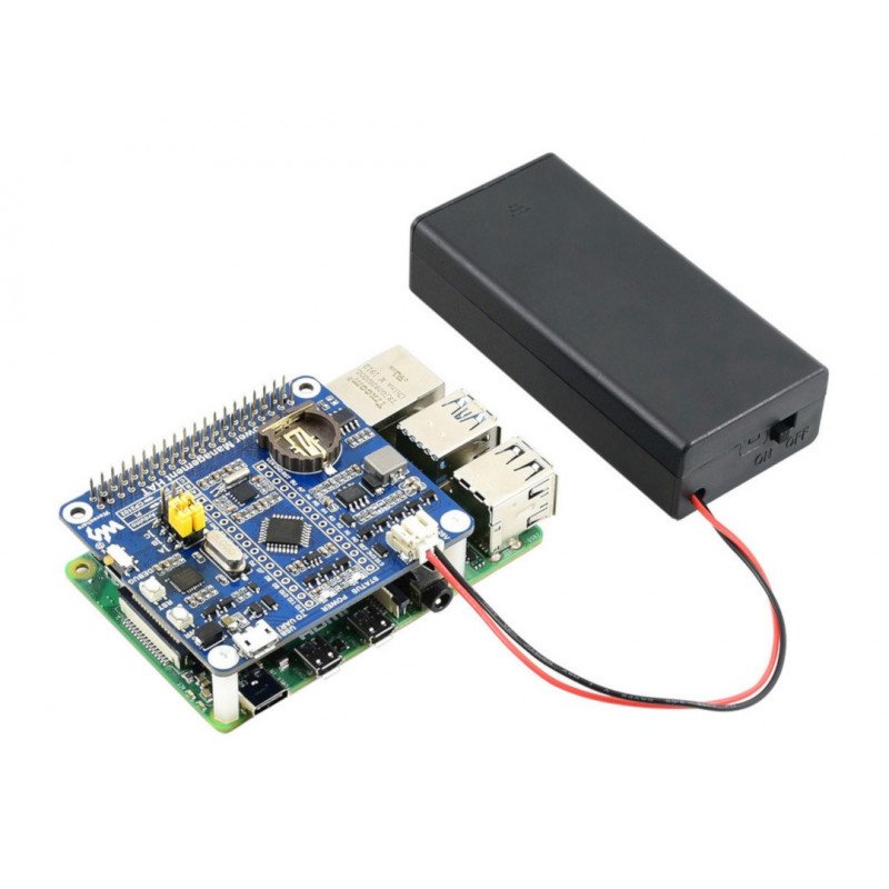 Notstromversorgung - Schild für Raspberry Pi - Arduino MCU + RTC - Waveshare 17210