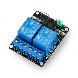 Iduino Relaismodul 2 Kanäle mit Optoisolation - 10A / 250VAC Kontakte - 5V Spule