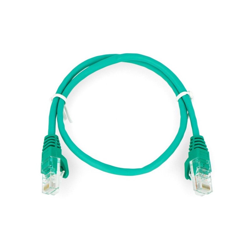 Ethernet-Patchkabel UTP 5e 0,5 m - grün