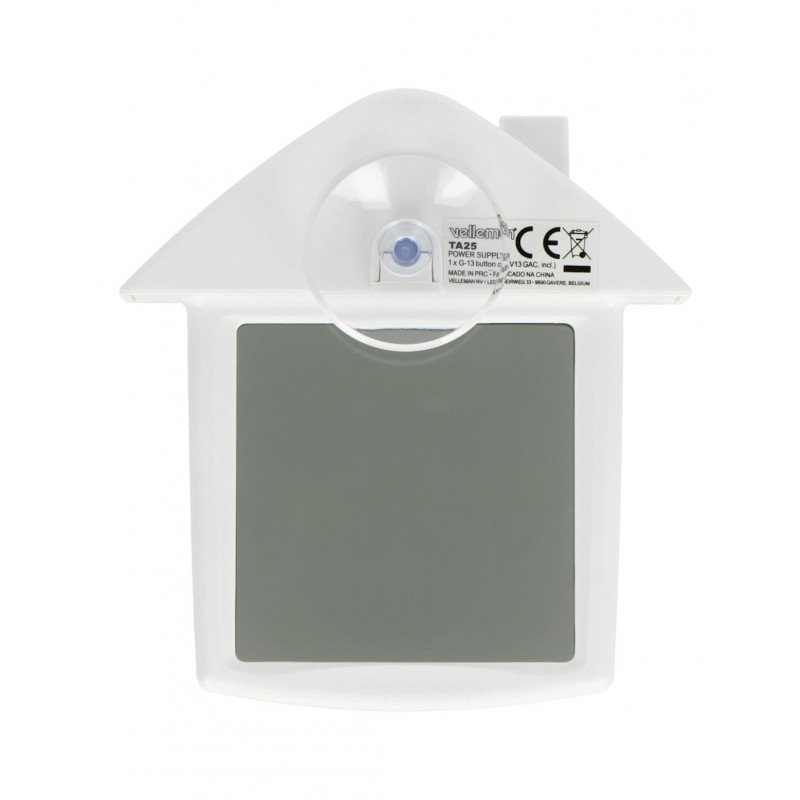 Transparentes Velleman-Fensterthermometer