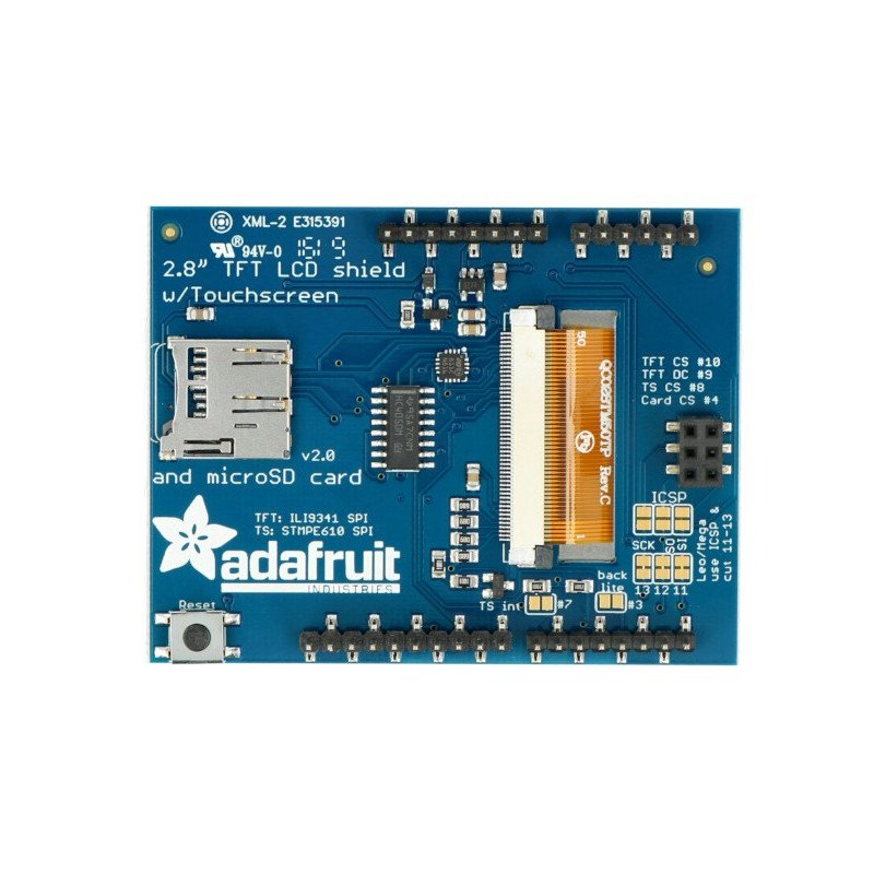 2,8 '' TFT Shield Touch-Display für Arduino - Adafruit
