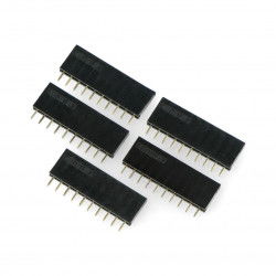 Buchse 1x10, Raster 2,54mm für Arduino - 5 Stk.
