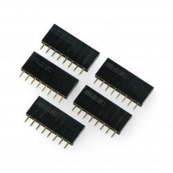 1x8 Buchse, Raster 2,54 mm für Arduino - 5 Stk.