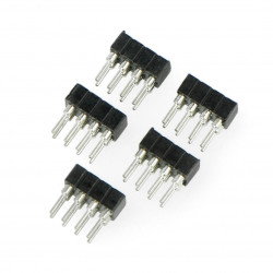 Weibliche Buchse 2x4, Rastermaß 2 mm – 5 Stk.