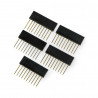 Erweiterte Buchse 1x10, 2,54mm Raster für Arduino - 5 Stk. - zdjęcie 1