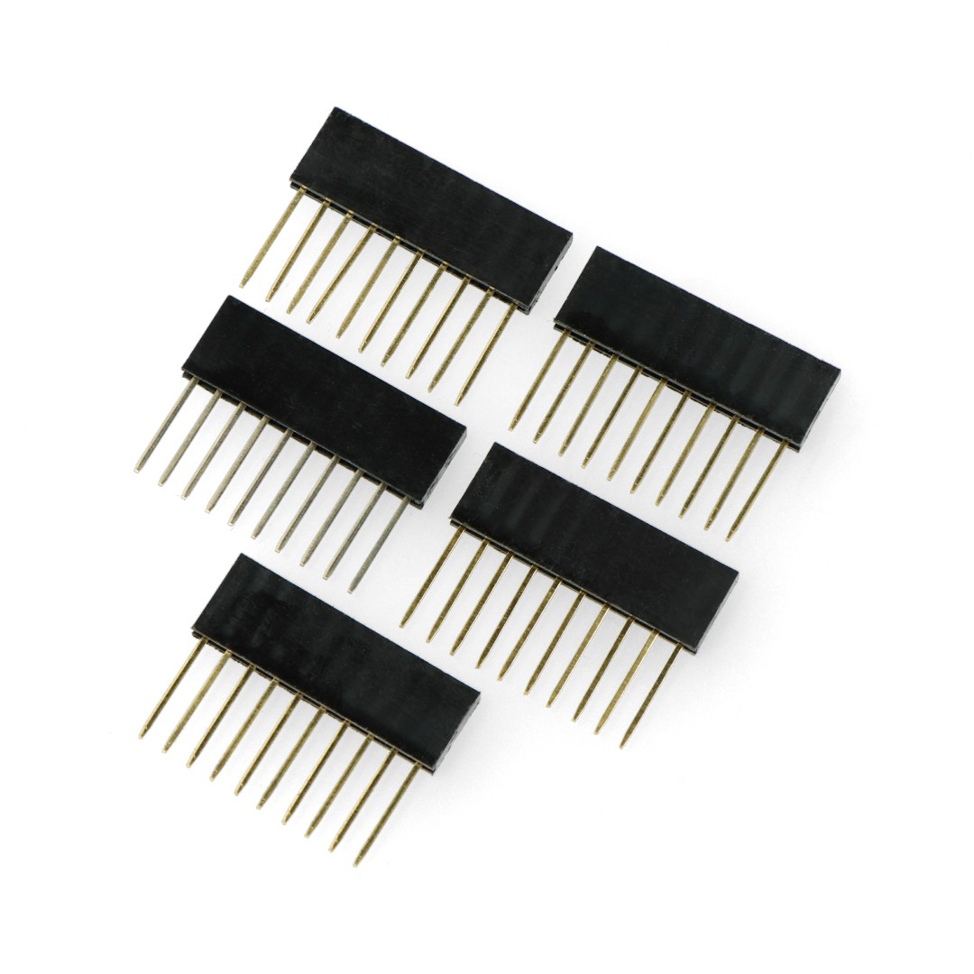 Erweiterte Buchse 1x10, 2,54mm Raster für Arduino - 5 Stk.