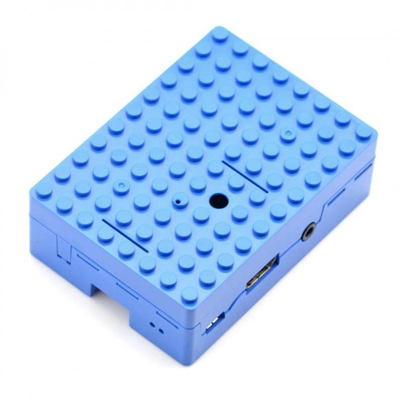 Pi-Blox - Raspberry Pi Model 3/2 / B + Gehäuse - blau