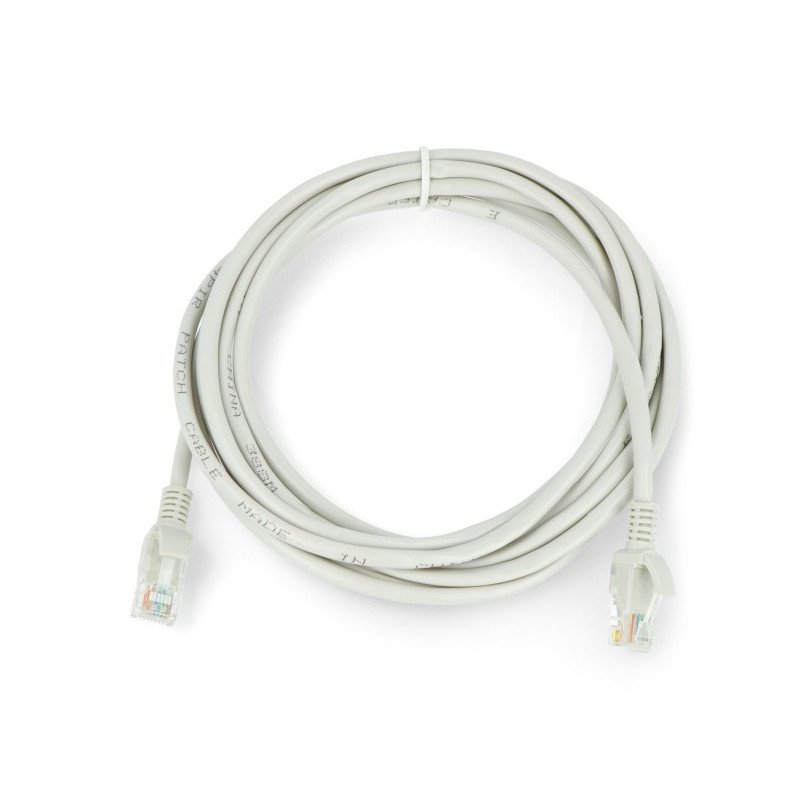 Ethernet-Netzwerkkabel Patchkabel UTP 5e 3 m - schwarz