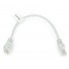 Ethernet-Patchkabel UTP 5e 0,25 m - grau - zdjęcie 2