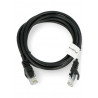 Ethernet-Patchkabel UTP 5e 2m - schwarz - zdjęcie 2