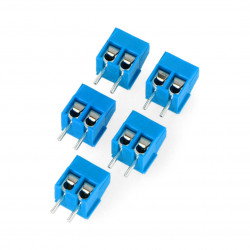ARK Stecker 3,5-mm Raster 2-pin (+) - 5 Stk.