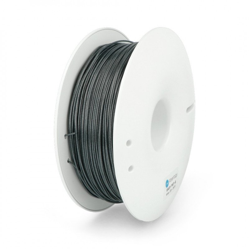 Fiberlogy Easy PET-G Filament 1,75 mm 0,85 kg – Schwindel (schwarz mit Glitzer)