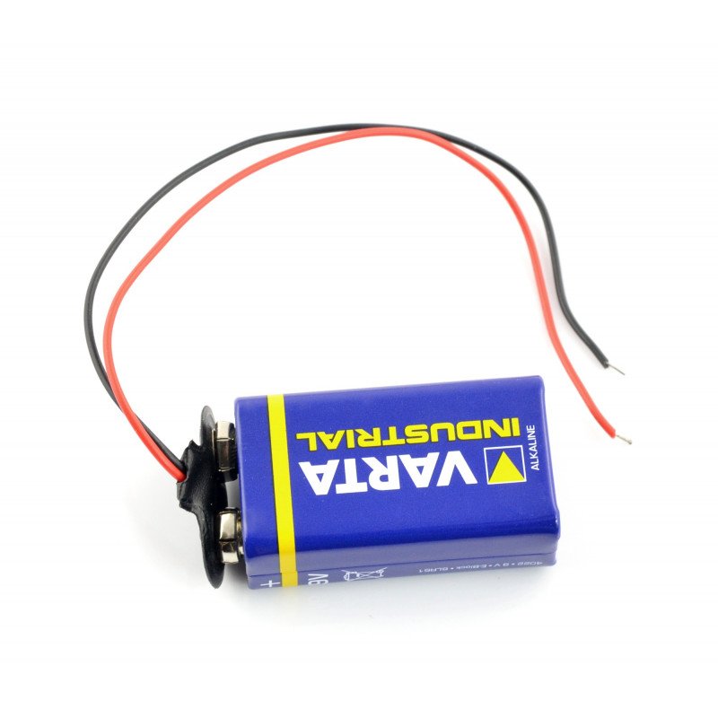 göldo Snap-In Batteriefach für 9V Blockbatterie / Schwarz