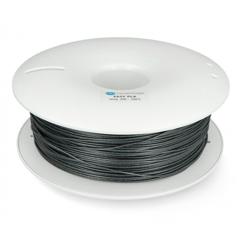 Fiberlogy Easy PLA Filament 1,75 mm 0,85 kg – Schwindel (schwarz mit Glitzer)