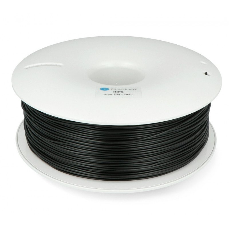 Fiberlogy HIPS Filament 1,75 mm 0,85 kg - schwarz