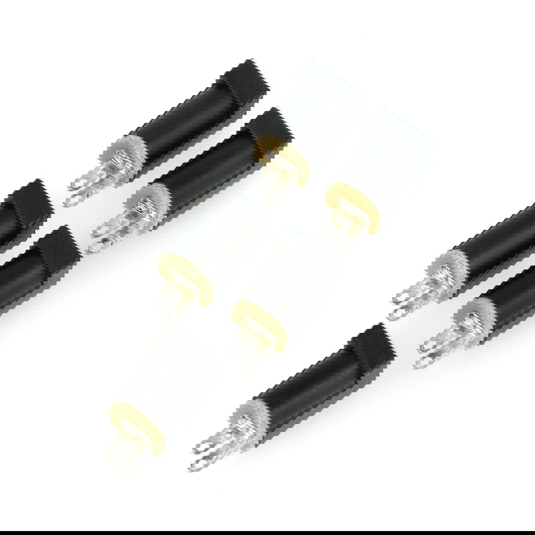 DC 5,5x2,1mm Buchse zum Drucken - vertikal - 5 Stk.