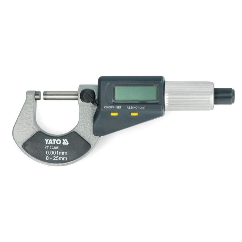 Mikrometer mit Digitalanzeige Yato YT-72305 - 0-25mm