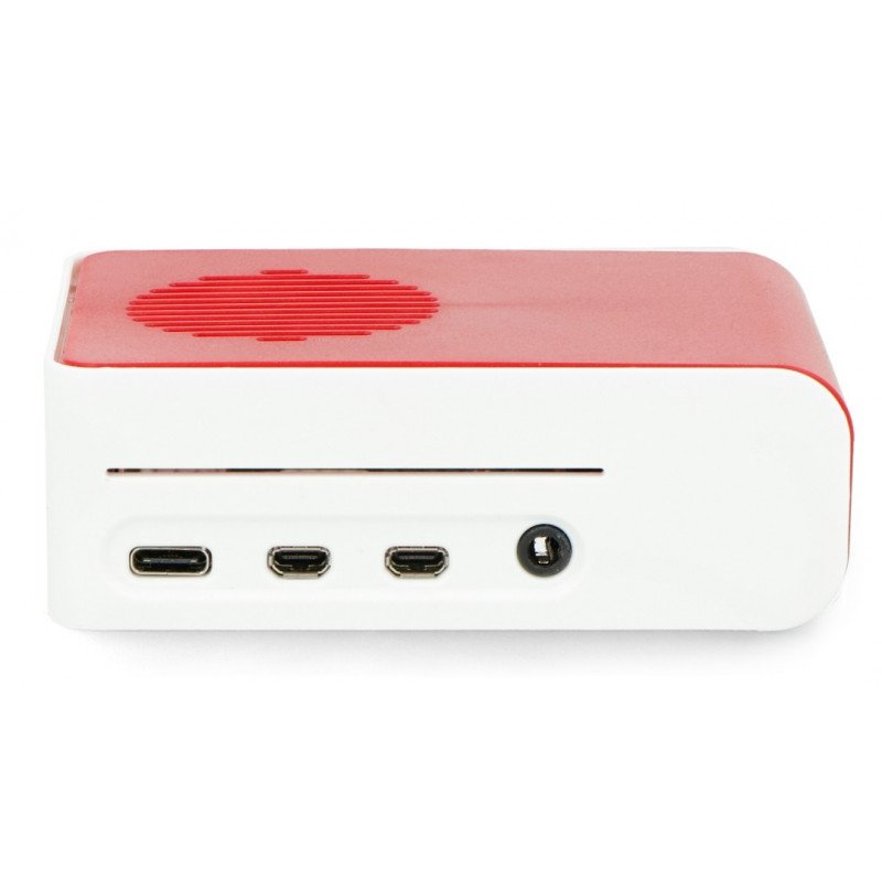 Gehäuse für Raspberry Pi 4B - ABS - LT-4A11 - weiß und rot