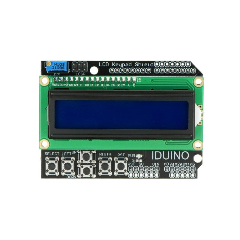 Iduino LCD Keypad Shield - Display für Arduino