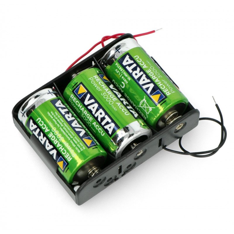 Korb für 3 C-Batterien (R14)