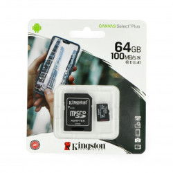 Kingston Canvas Select Plus microSD 64GB 100MB/s UHS-I Klasse 10 Speicherkarte mit Adapter