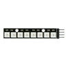 RGB-LED-Streifen WS2812 5050 x 8 LEDs - 53 mm - gelötete Anschlüsse - zdjęcie 2