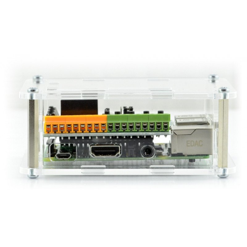 Raspberry Pi B + Gehäuse und PiFace Digital 2 Modul - transparent
