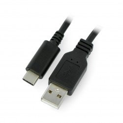 ART USB A 2.0 - USB C schwarzes Kabel - 2m