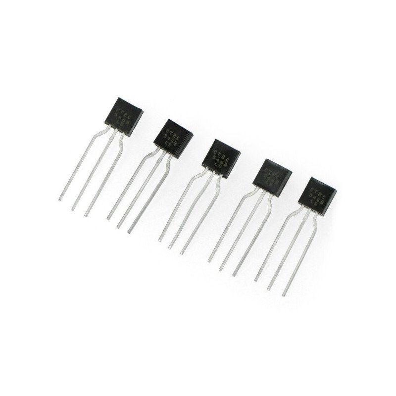 Bipolartransistor NPN BC546B 65V / 0,1A - 5 Stk.