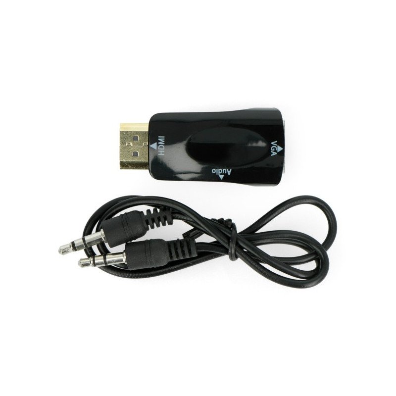 HDMI zu VGA HD31B + Audiokonverter