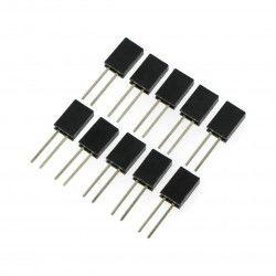 Gerade Buchse 1x2polig, Raster 2,54mm - senkrecht lang