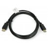 Lanberg 4K V1.4 CCS HDMI-Kabel - schwarz - 1,8 m - zdjęcie 3
