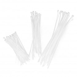 Weiße Kabelbinder CT60W