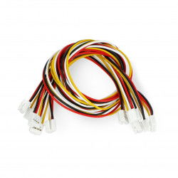 Satz von 5 Grove-Kabeln weiblich-weiblich 4-polig - 30 cm